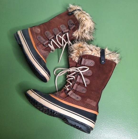 Sorel Tabacco Susan Joan Of Arctic Weatherproof Boots 8 - Picture 1 of 8